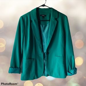 Green blazer